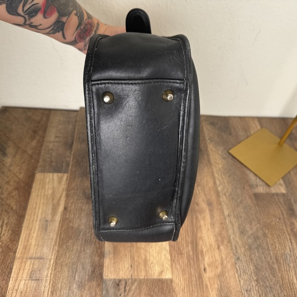 Vintage Coach Janice Legacy Crossbody Bag Black 9966 Made In USA 90s - Picture 10 of 16